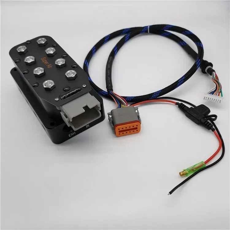 SLGPC 8 valves air spring VU-4F dump drain check valve 3/8 BSP air bag 4 corner full air suspension AA-VU4 VUX-4F vehicle sensor