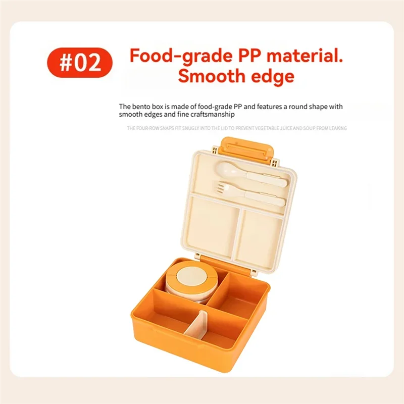 A52Q-Leak-Proof Thermo Insulated Bento-Lunch Box For Kids Hot Food Storage Container Jar