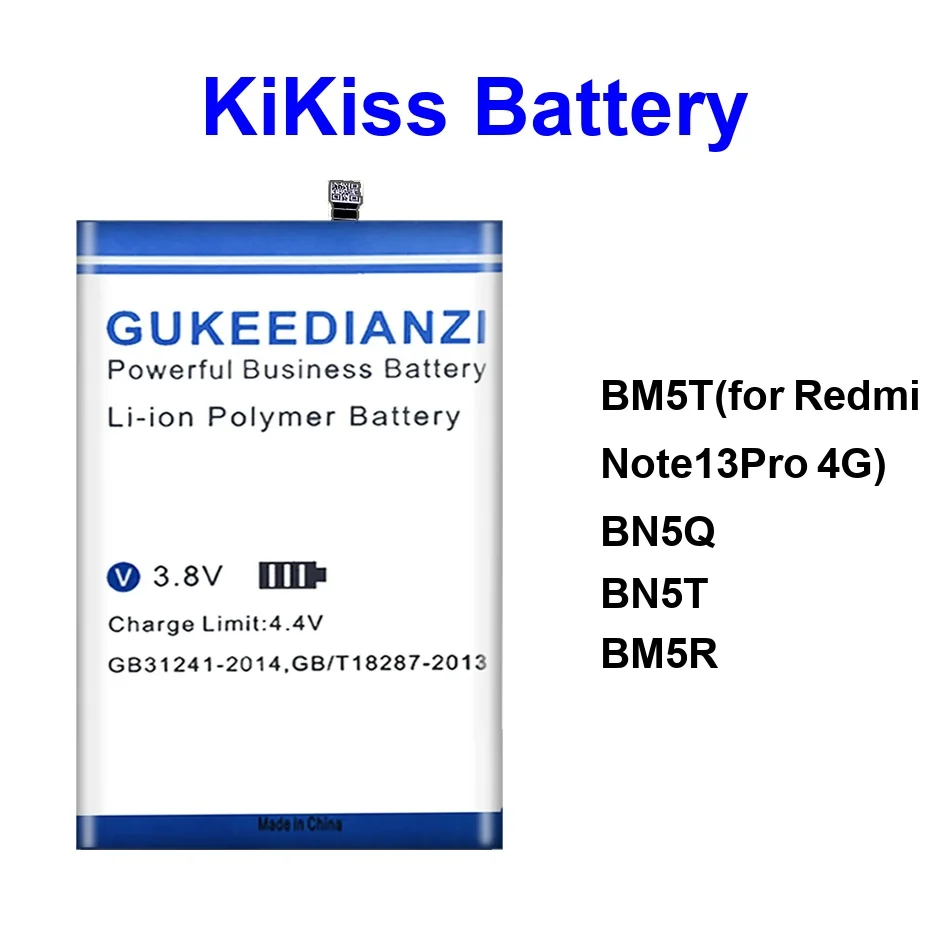 

Аккумулятор для мобильного телефона Stable BM5R BN5T BN5Q 5500-5600 мАч для Xiaomi Redmi 13C 13POCO Note 12 13 M6 Pro 4G 5G