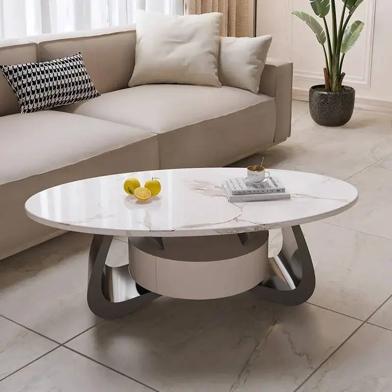 

Chinese Modern Small Table Coffee Storage Hardcover Clear Floor Italian Coffee Table Sofa Side Bedroom Service Home Furniture