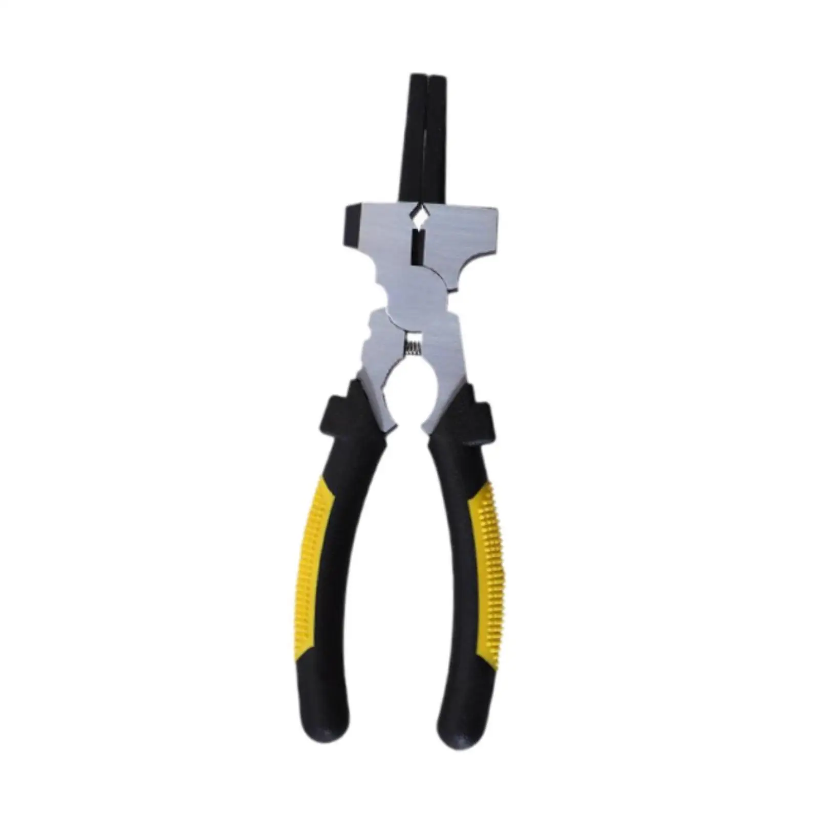 

Mig Welding Pliers Wire Cutter Steel Long Nose with Hammer Weld Tool Mig Welder Pliers Cutting Tool for Crafts Workshop Home