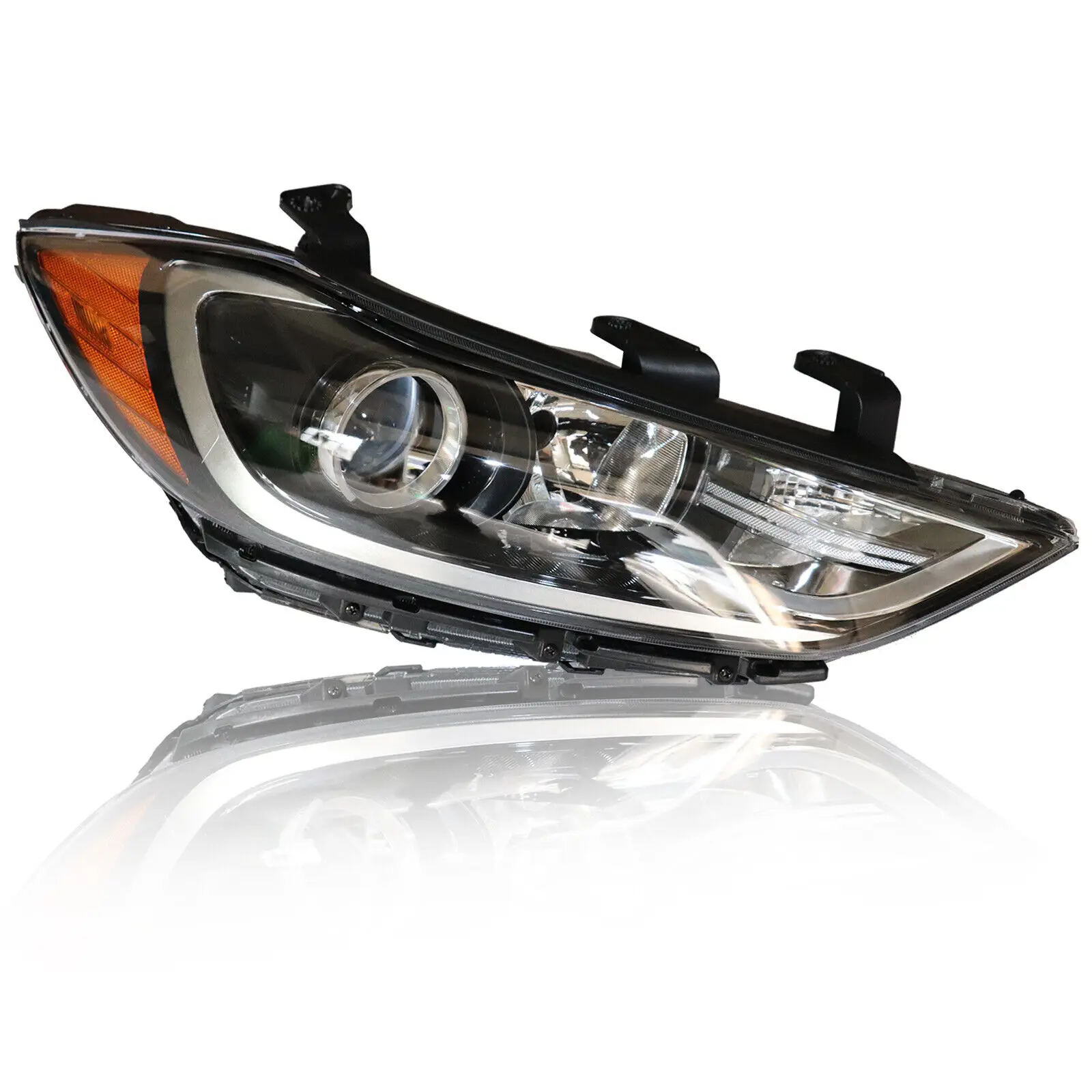 Car Headlights Halogen Headlamp Fit for Hyundai Elantra 2017 2018 Left/Right Side Headlights Assembly Headlamps Kit