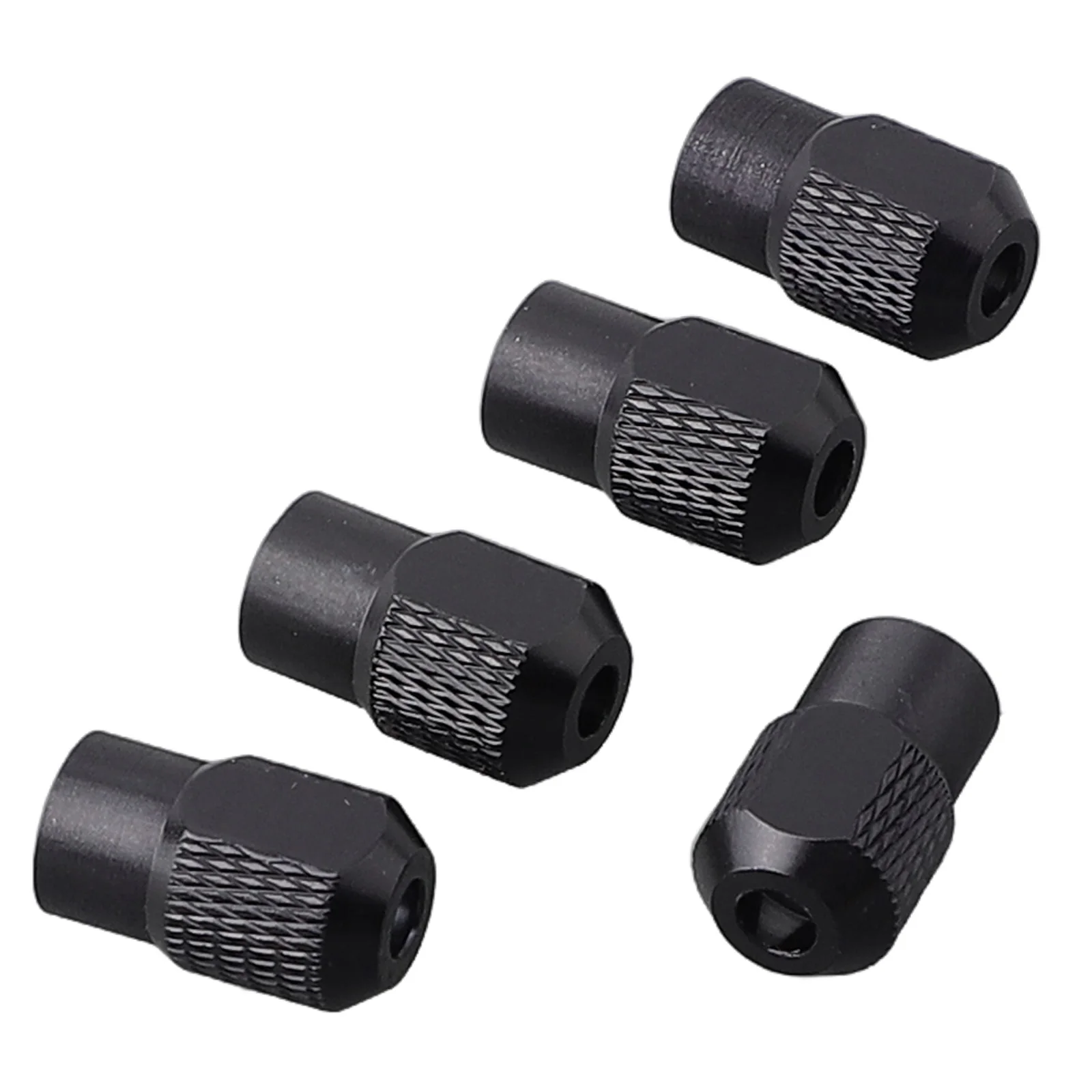 Rotary Tool Chuck Nut 5 Pack M8x0.75mm Zinc Alloy Build For Mini Drill And Compatible Electric Grinder Mounting Systems