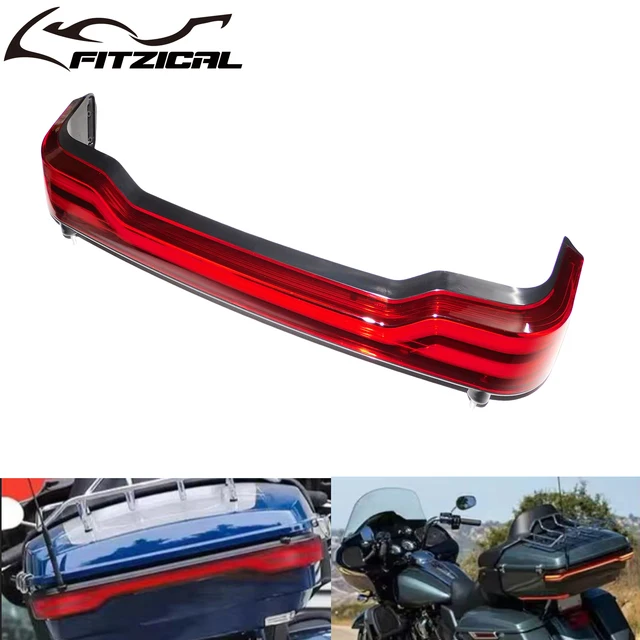 Motocykl LED Rear Tour-Pak King Tour Trunk Pack Turn Signal Brake Lamp For Harley Touring Road Street Glide FLHTKL FLTRU 14-Up