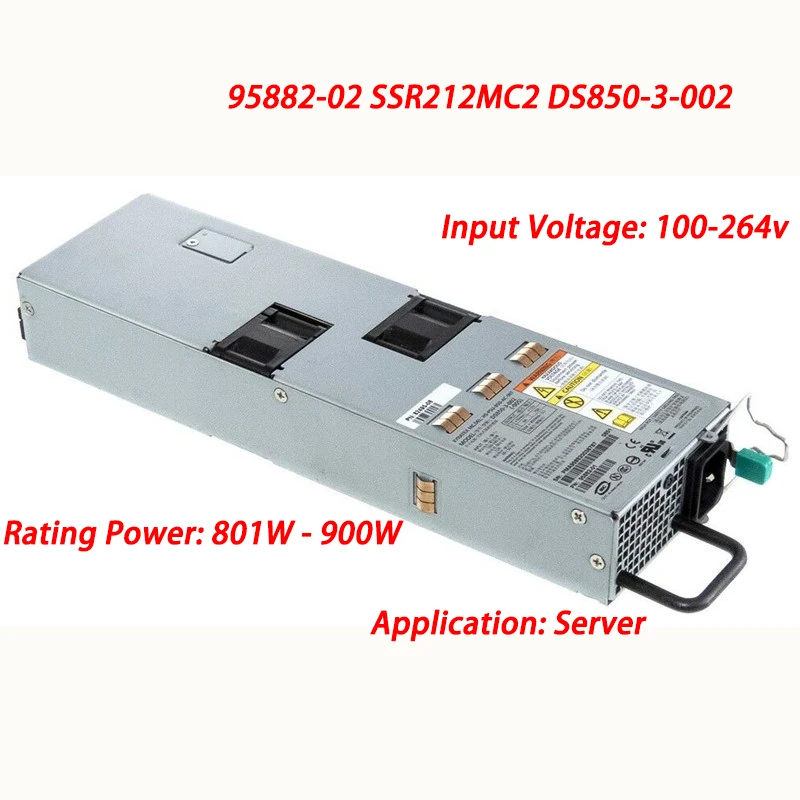 

Server Power Supply 850W PSU Desktop For 95882-02 SSR212MC2 DS850-3-002 850W Power Supply