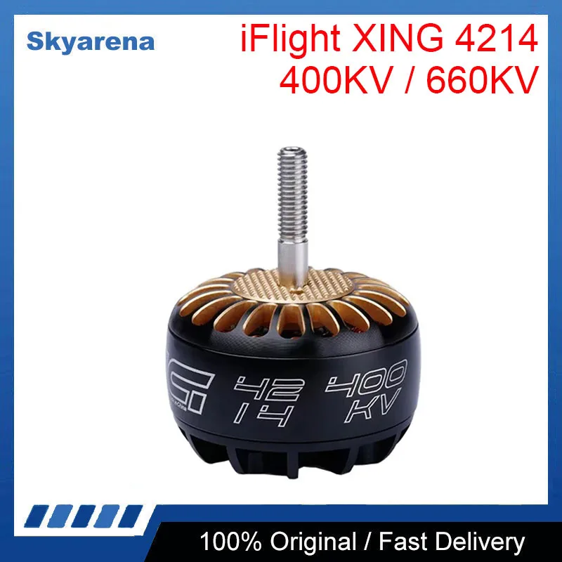 IFlight XING 4214 660KV 6S 400KV 8S X-CLASS Brushless Motor for RC Multirotor 15inch 16inch 1 / 2 / 4pcs FPV Drone DIY Parts