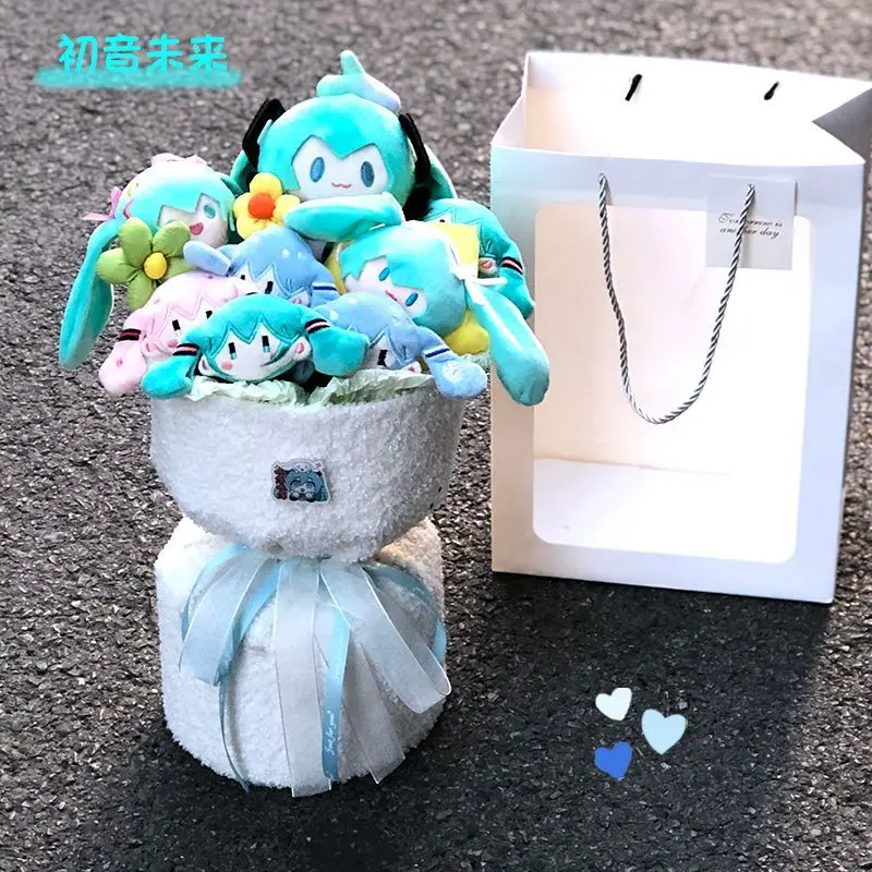Hatsune Miku High-value Creative Personality Bouquet Doll Cartoon Cute Birthday Graduation Valentine's Day Gift for Girlfriend - view 4