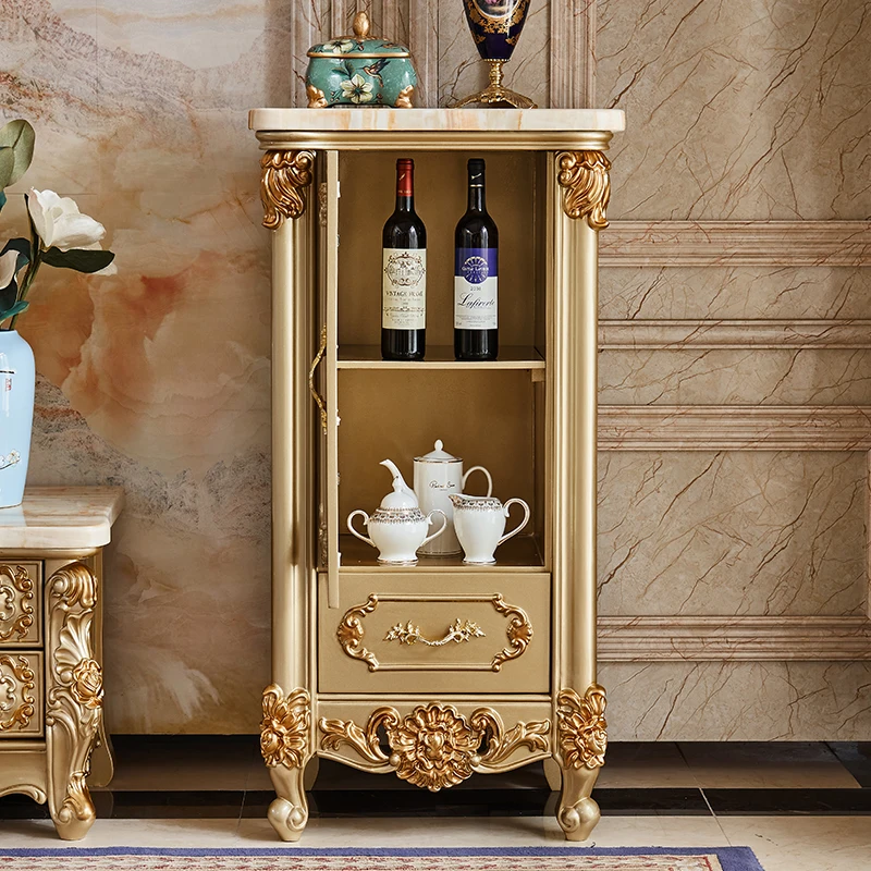 Ensemble de meuble en bois antique personnalisé, table basse et meuble TV, meubles de maison de luxe, salon