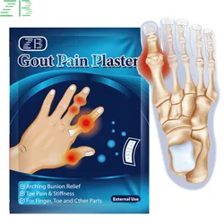 8PCS/Bag ZB Foot Gout Treatment Patch Thumb Corrector Sticker Finger Hallux Toe Bunion Pain Relief Medical Plaster Health Care