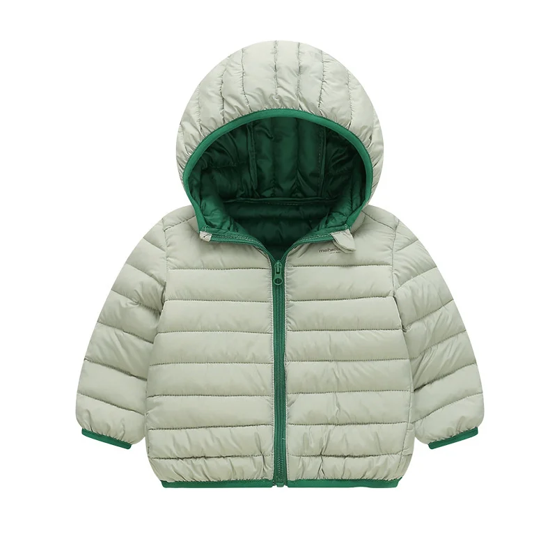 Kids Hooded Down Coats Children Solid Comfortable Winter Warm Versatile Jacket Girl Casual Outdoor Thermal Thick Outerwear Yk129 4
