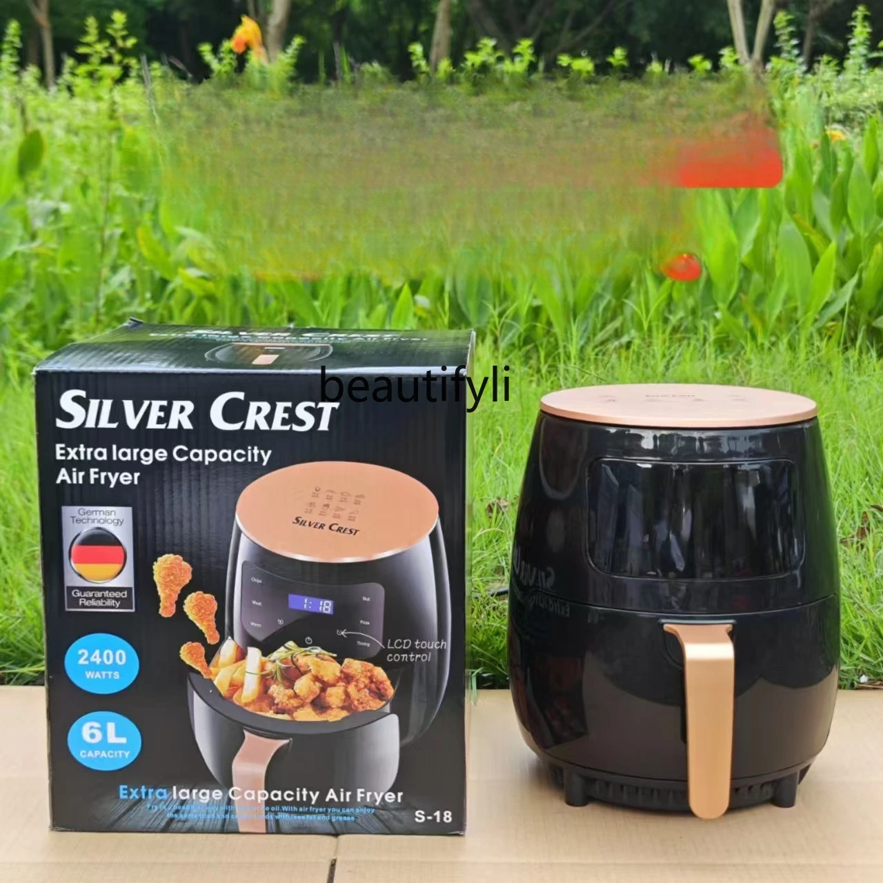 Multifunctional smart touch screen oven large capacity air fryer electric fryer French fries machine