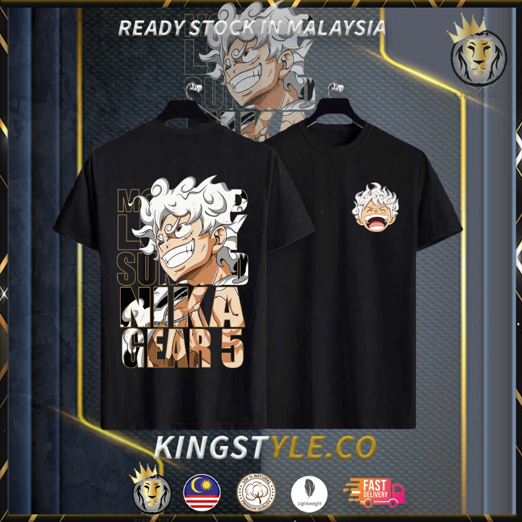 

Летняя футболка японского аниме ONE PIECE, мужская модная уличная хлопковая футболка с круглым вырезом и коротким рукавом, женская властная футболка Луффи Манга, периферийные устройства