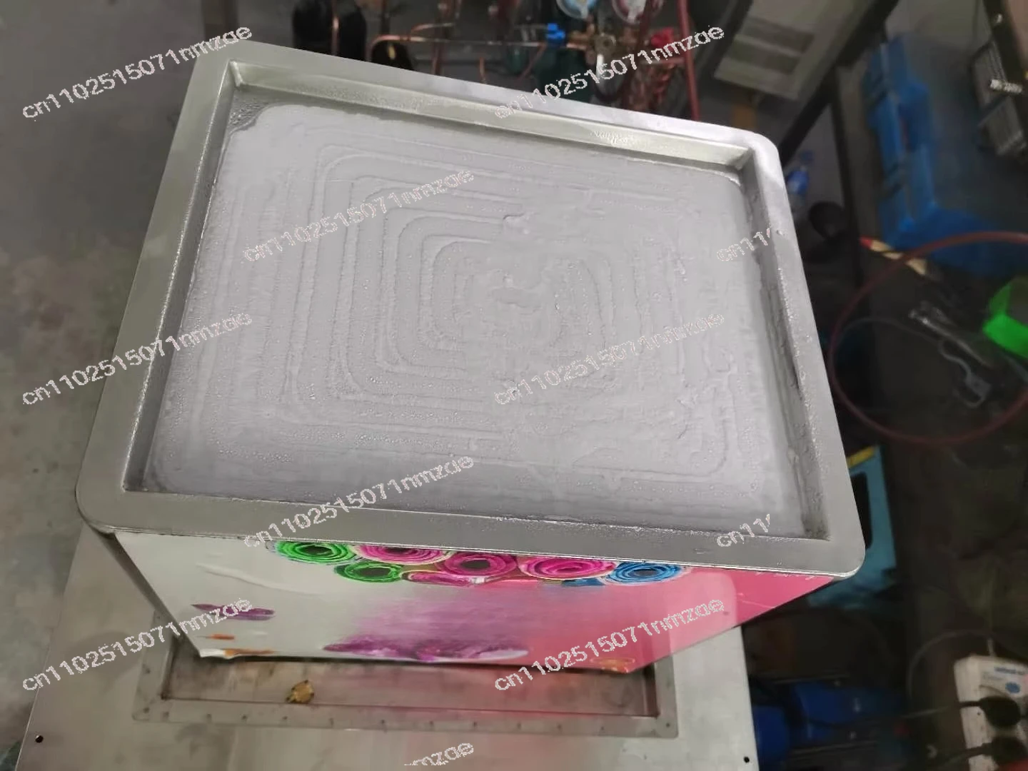 Mini Ice Cream Roll Maker Portable Frozen Yogurt Rolling Machine for Home Commercial Use