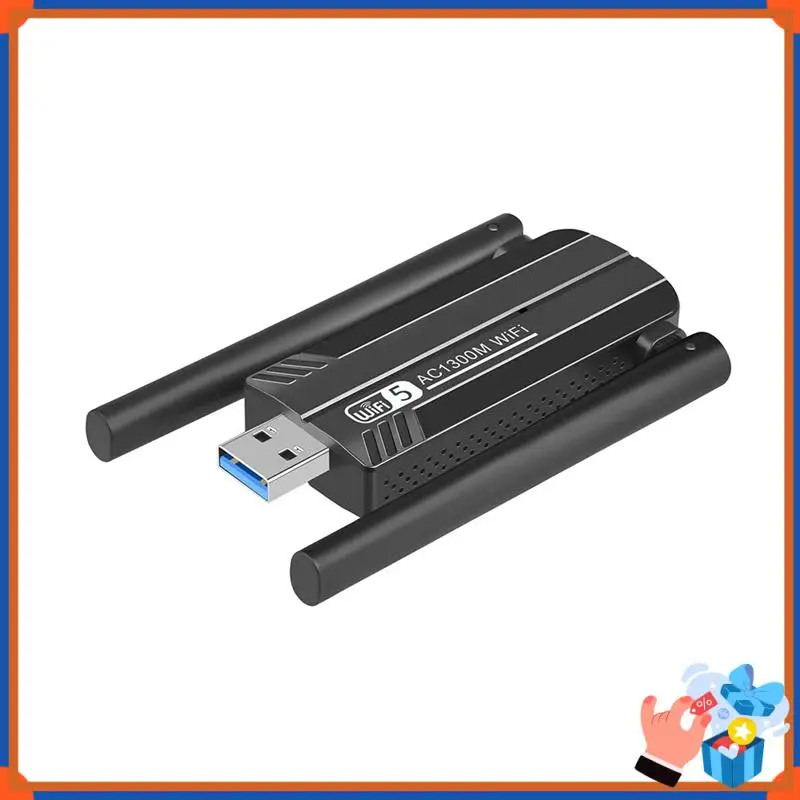 

Компактный USB 3.0 Wi-Fi адаптер Drive Бесплатный сетевой адаптер Wi-Fi Dongle поддерживает ПК Персональный компьютер