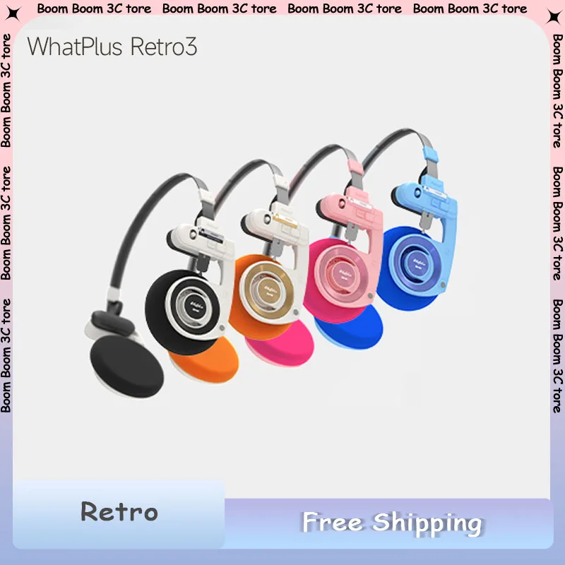 

WhatPlus Retro3 Wireless Bluetooth in-Ear Headphones HIFI Wireless Noise Reduction Foldable Portable Outdoors Take Photos Gifts
