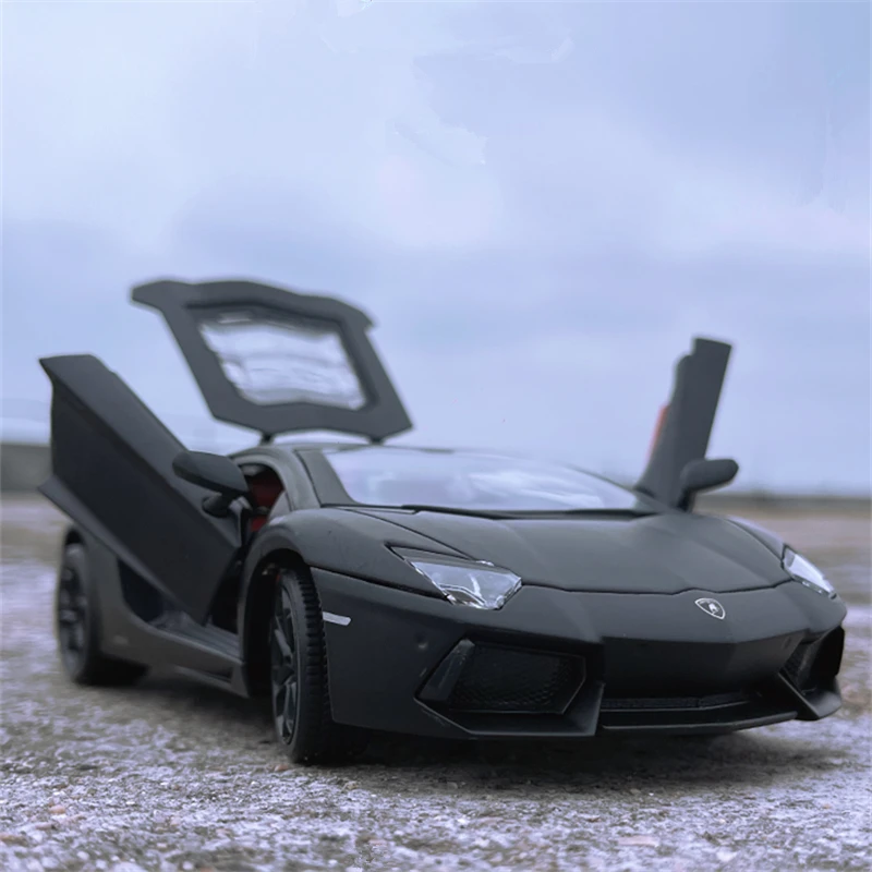 1:24 Aventador Alloy Sports Car Model Diecast Metal Toy Racing Car Vehicles Model High Simulation Collection Childrens Toys Gift