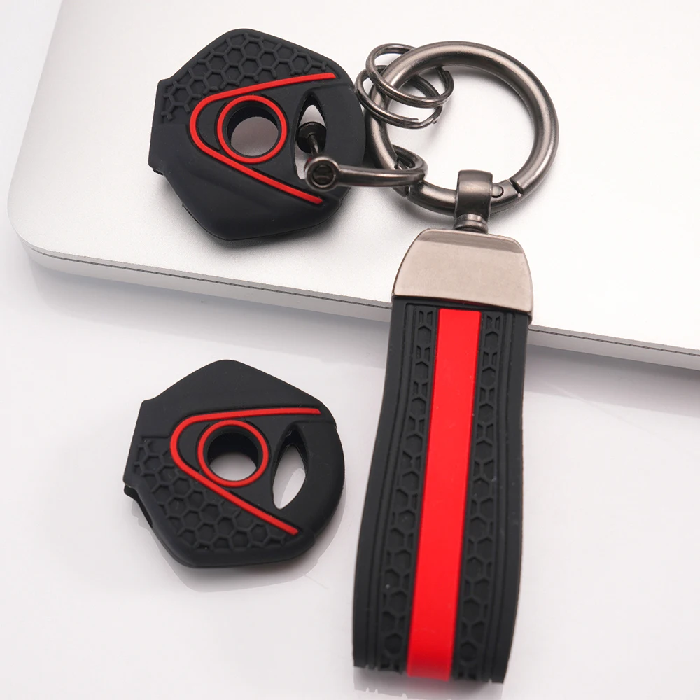 Soft Key Holder With Lanyard For Yamaha Tracer 7 9 700 900 GT MT07 MT09 MT03 MT10 FZ07 FZ09 FZ1 FZ6 FZ8 Tenere700 YZF R1 R3 R6