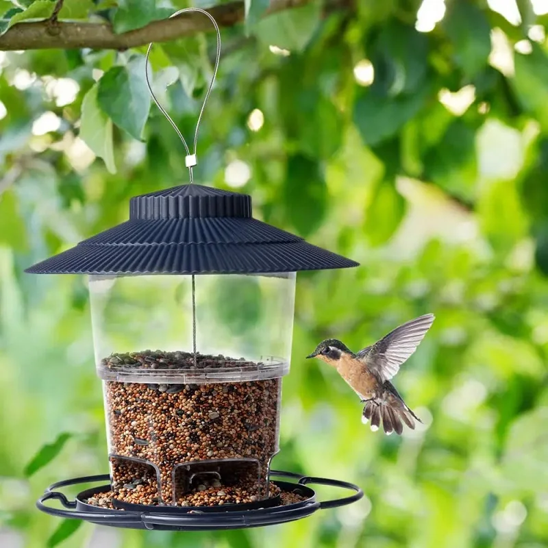 Gazebo taman tahan air, hiasan Taman jenis rumah pemberi makan burung kolibri otomatis dapat ditarik