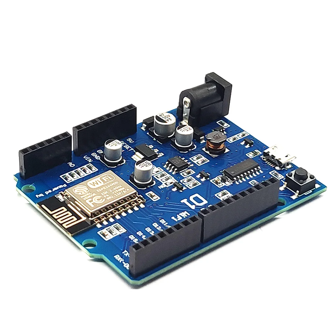 WeMos D1 WiFi UNO R3 carte de développement ESP8266 compatible avec rduino utiliser directement IDE ESP12E ESP12F