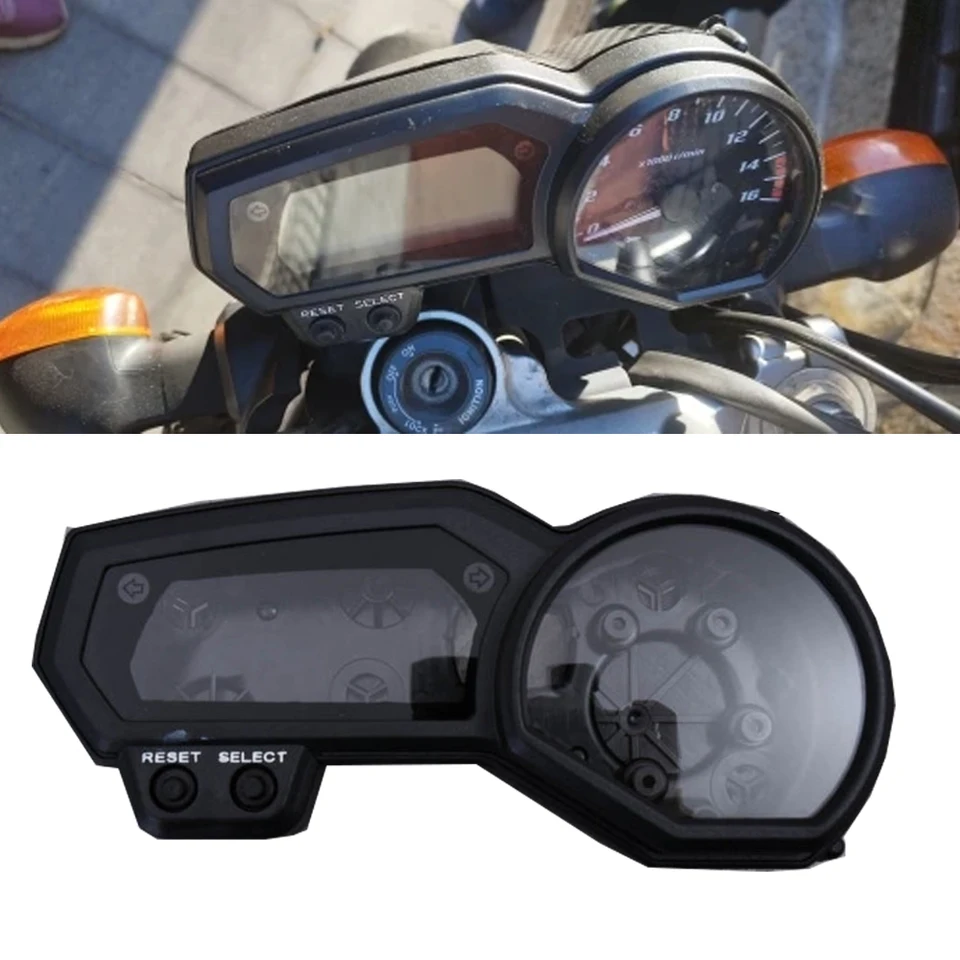 Compteur Vitesse Numérique Moto ABS Noir Pour Yamaha FZ1 FZ6 XJ6 FZ8 2006-2015 - Protection & Look Sportif