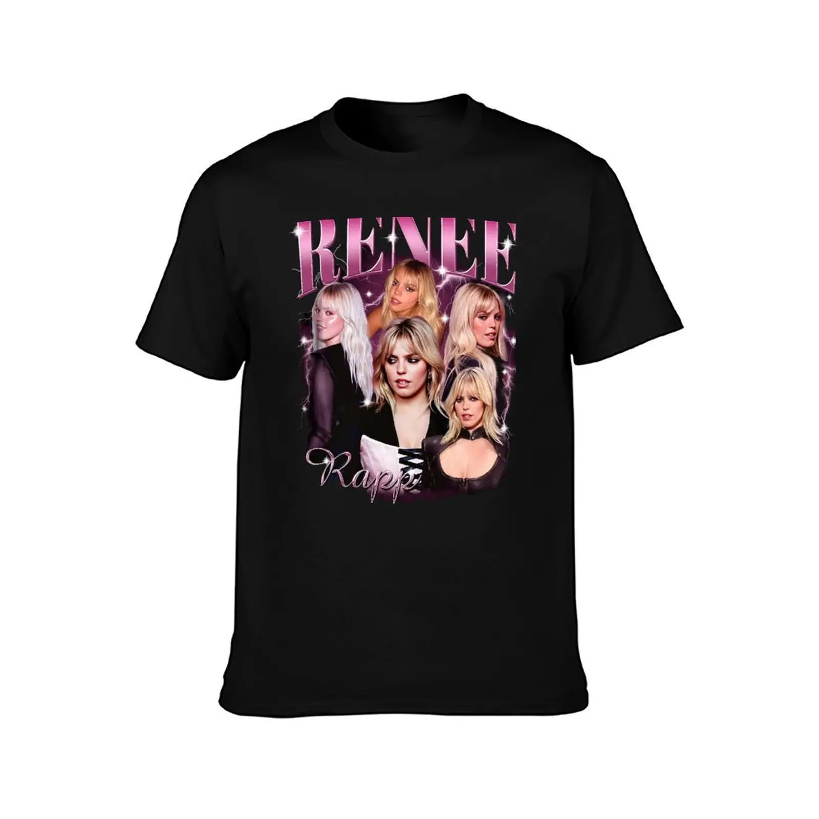 Renee Rapp 90s Vintage T-Shirt Summer Casual Cotton Tee Oversized Streetwear Tops Vintage Graphic Print Unisex Men Women