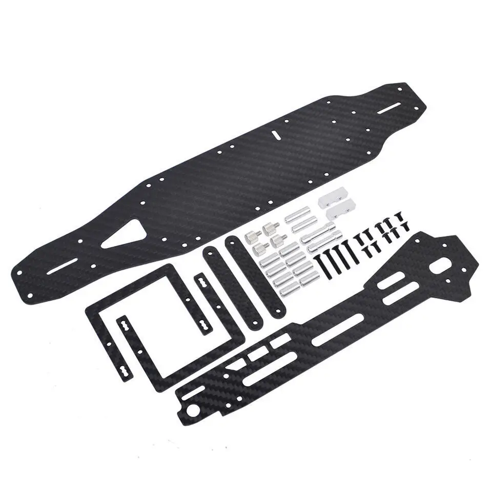 

Carbon Frame Kit for Tamiya TA03F PRO/TA03R TRF/TA03RS TRF Lower Deck Chassis