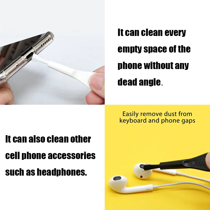 13PCS Mobile Phone Speaker Dust Removal Cleaner Tool Kit For iPhone 14 13 Pro Max Xiaomi Samsung Earphones Charge Port Dustproof