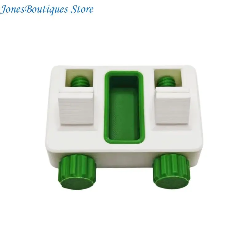 Cable Soldering Fixture Clip with Two Clamping Stations for Positioning Headphone, Data, and Small Power Cable Ends W8KE