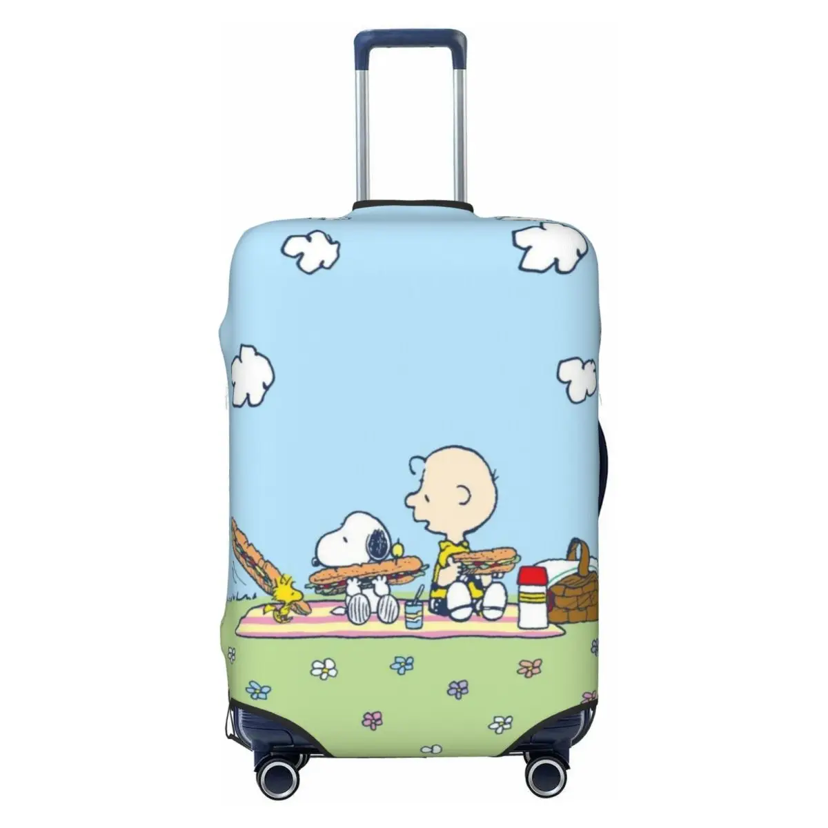 

Comics Snoopy Beagle Dog Luggage Cover Elastic Cartoon Travel Suitcase Protective Covers Suit For 18-32 inch