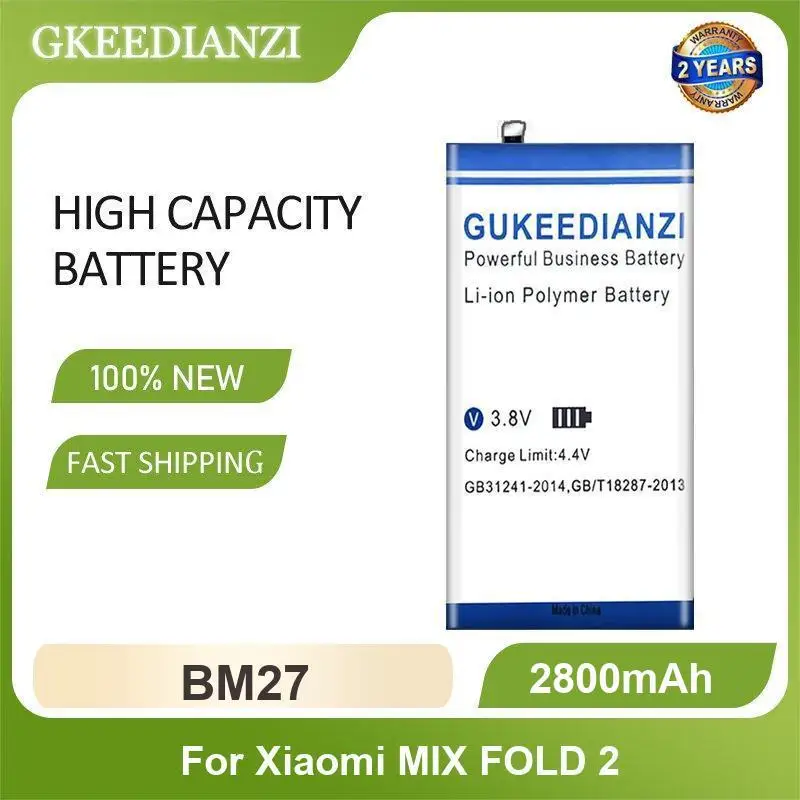 Battery For Xiaomi MIX FOLD 2 BM27 BM26 High Capacity