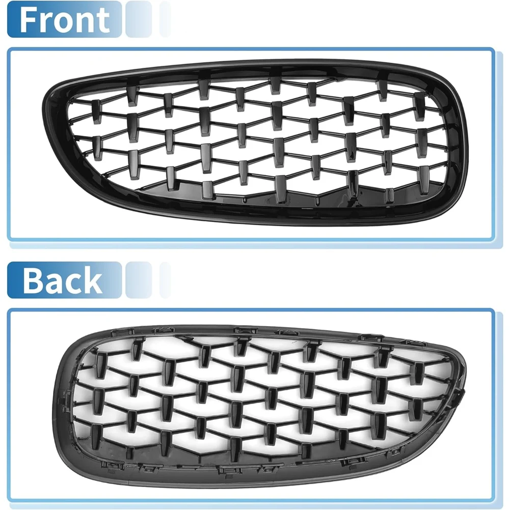 

Universall Front Bumper Grille Grill For BMW Z4 E89 2009-2016 Replace 51137181547 51137181548