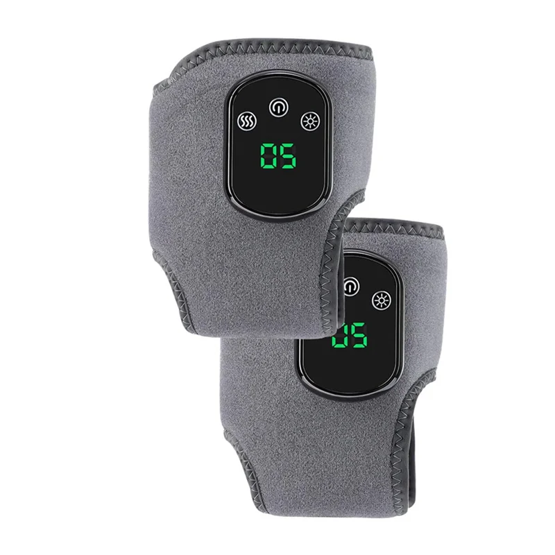 

A74G-защитный бандаж для лодыжки с функцией электрического вибрационного массажа, 2 шт., регулируемый горячий компресс, бандаж для лодыжки, поддерживающий инструмент для защиты ног