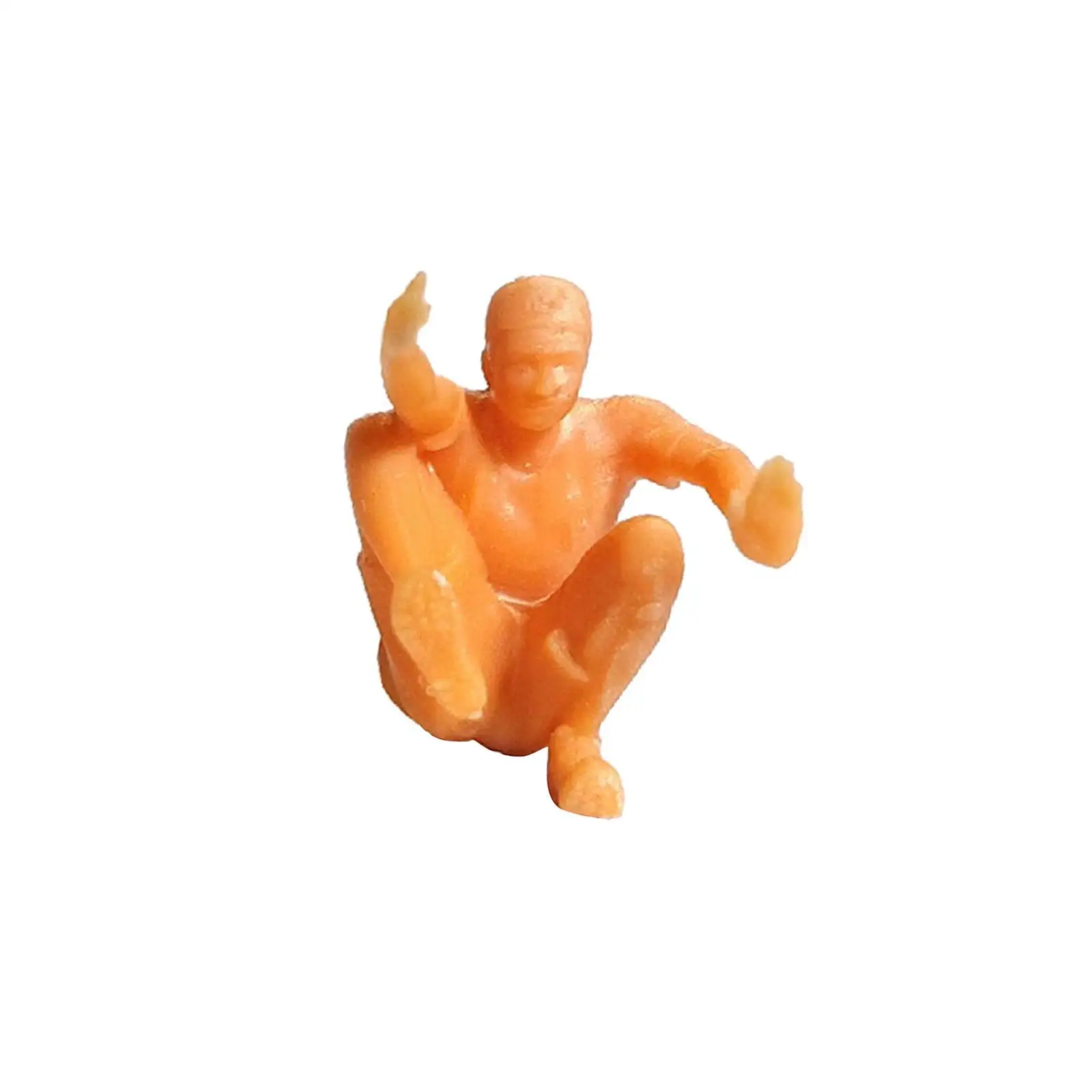 6x escala 1/64 figuras de personas trepadoras Dioramas adorno de escritorio personas E