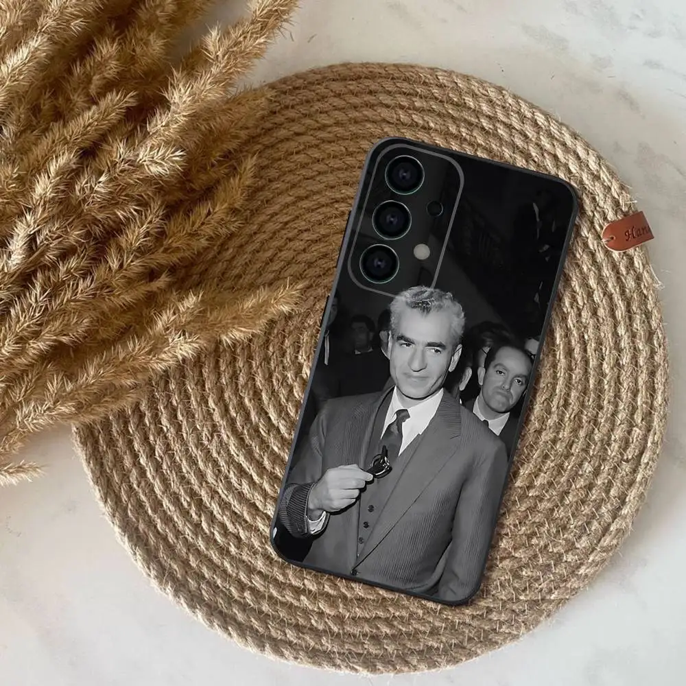 Чехол для телефона Mohammad Reza Pahlavi Иран для Samsung S25, S24, S21, S22, S23, S30, Ultra, S20, Plus, Fe, Lite, Note, 10,9,5G, черный чехол