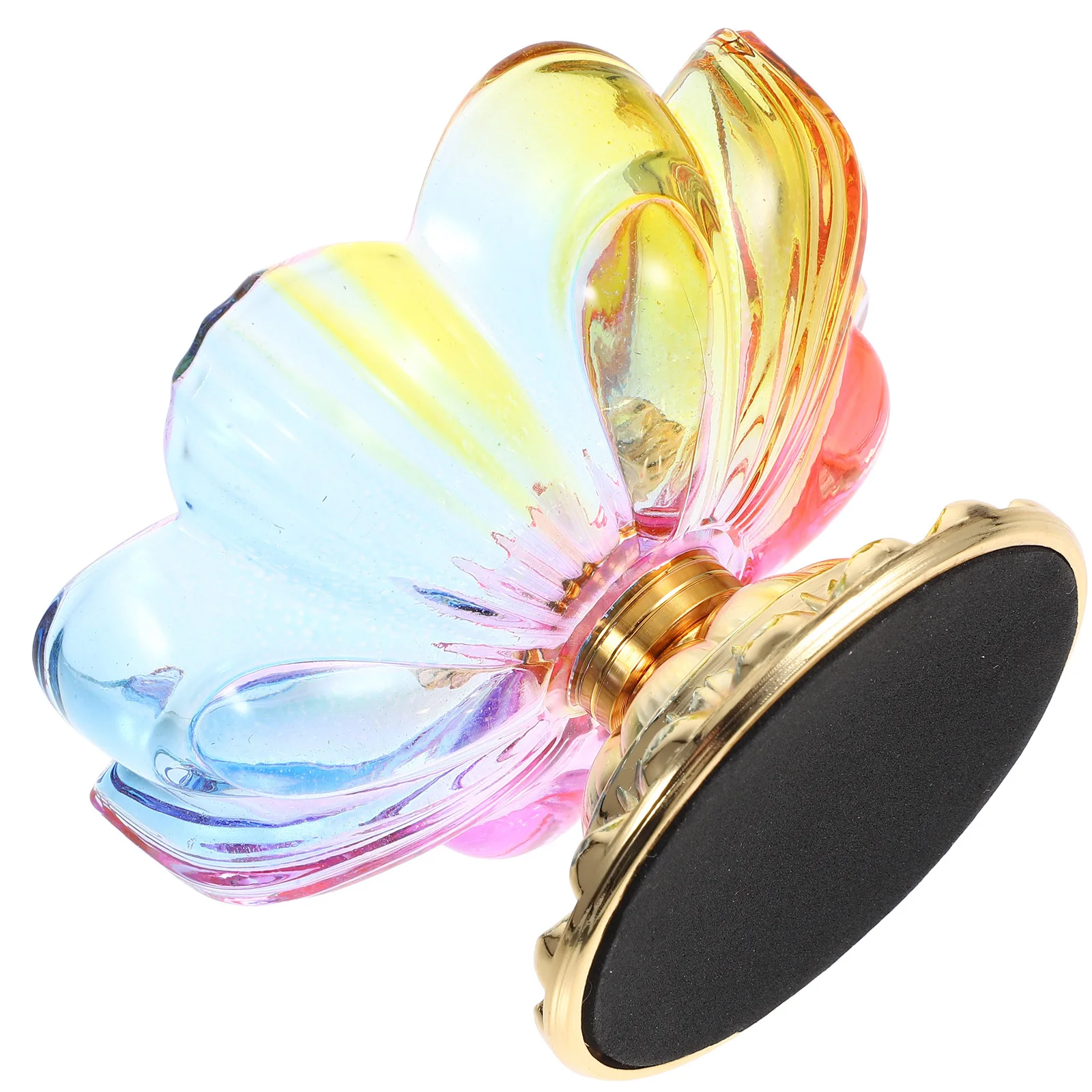 

Прозрачная ваза для фруктов в форме цветка, многофункциональная стеклянная буддийская тарелка для фруктов, декоративная стеклянная миска для салата для центральной части стола