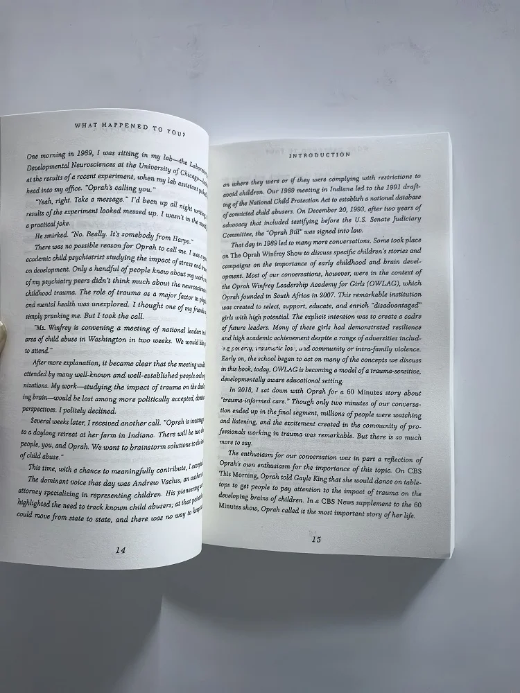 Versión en inglés ¿Qué pasó contigo consejero psicológico de Oprah?