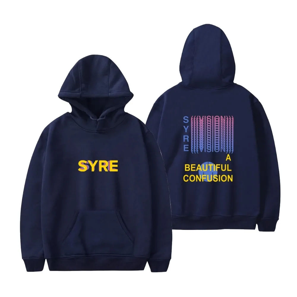 Novelty Jaden Smith Merch SYRE Hoodie Unisex Long Sleeve Pullover Sweatshirt Women Men's Hoodie 90s Pop Hip Hop Harajuku Youthf