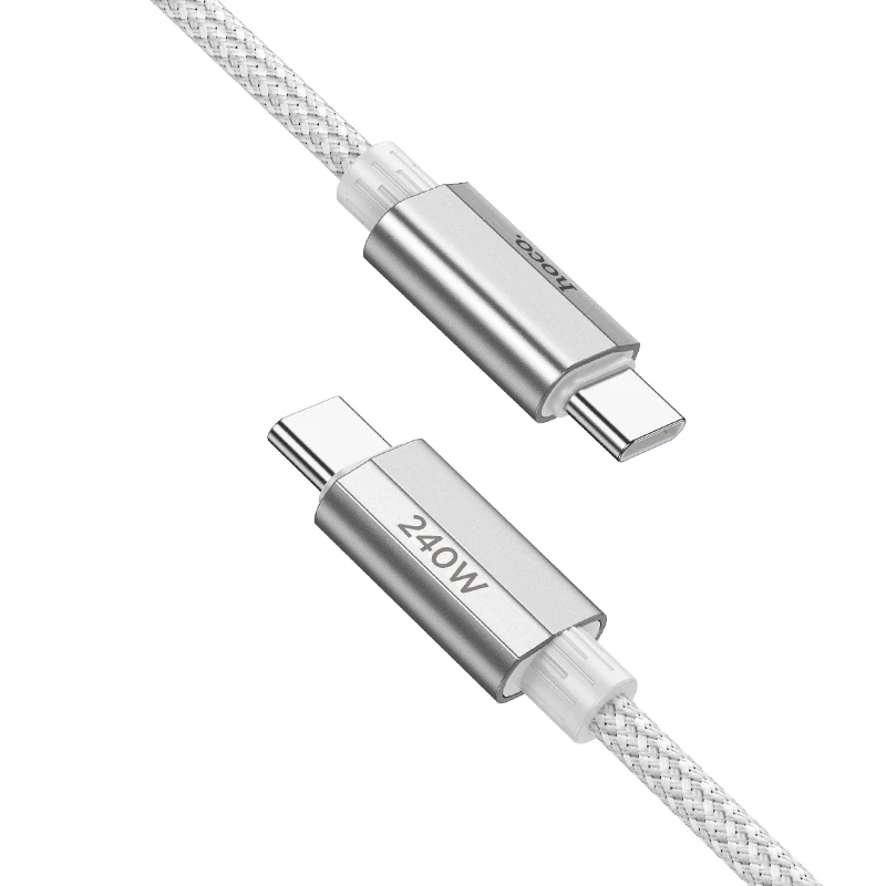 HOCO 240W USB C to C Cable PD3.1 Fast Charging For Macbook Pro Laptop 48V5A PD Wired Cord For Sasmusng S23 S24 Type C Data Cable