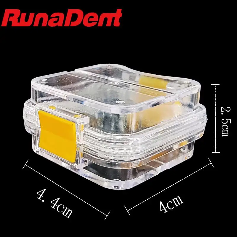 Plastic Denture Tooth Box With Film High Quality Denture Storage Dental Implant Membrane Tooth Box