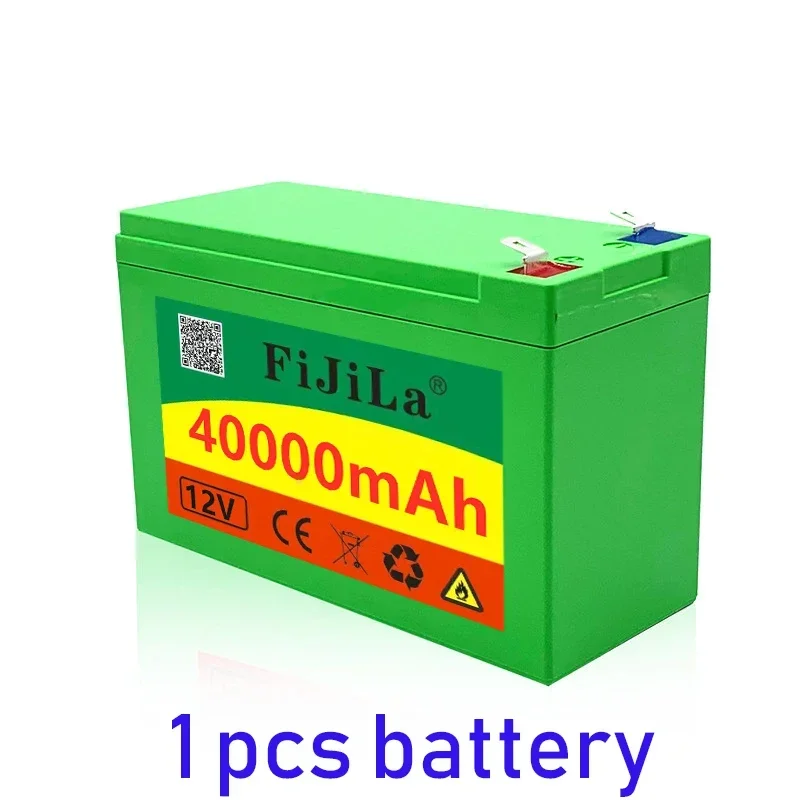 Pack batterie au lithium 18650 12V 40ah + chargeur12,6 V 3a, BMS intégré à haut débit,utilisé pour  pulvérisateur alimentation