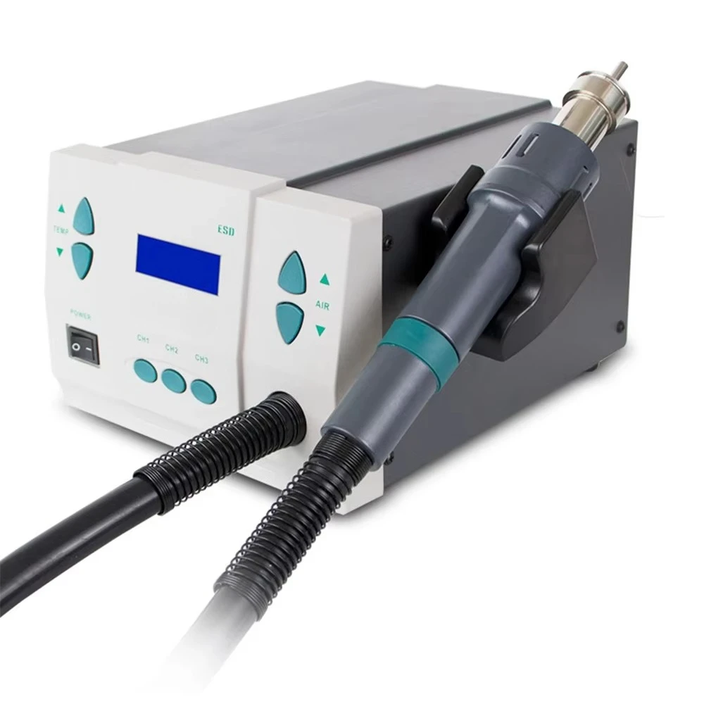Heat gun lead free hot air soldering station microcomputer temperature Rework Station+7nozzle 861DW Original 1000W 220/110V