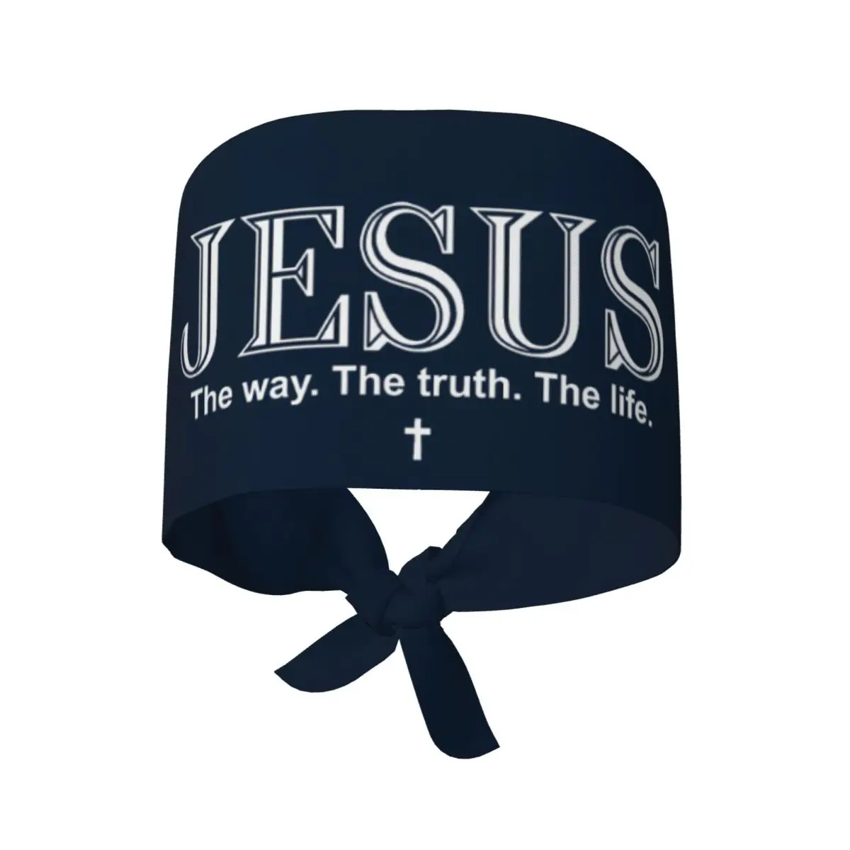 Medical Hat Jesus The Way The Truth The Life Work Scrubs Hat For Unisex Comfy Elastic Nursing Hats Long Hair Custom Working Caps