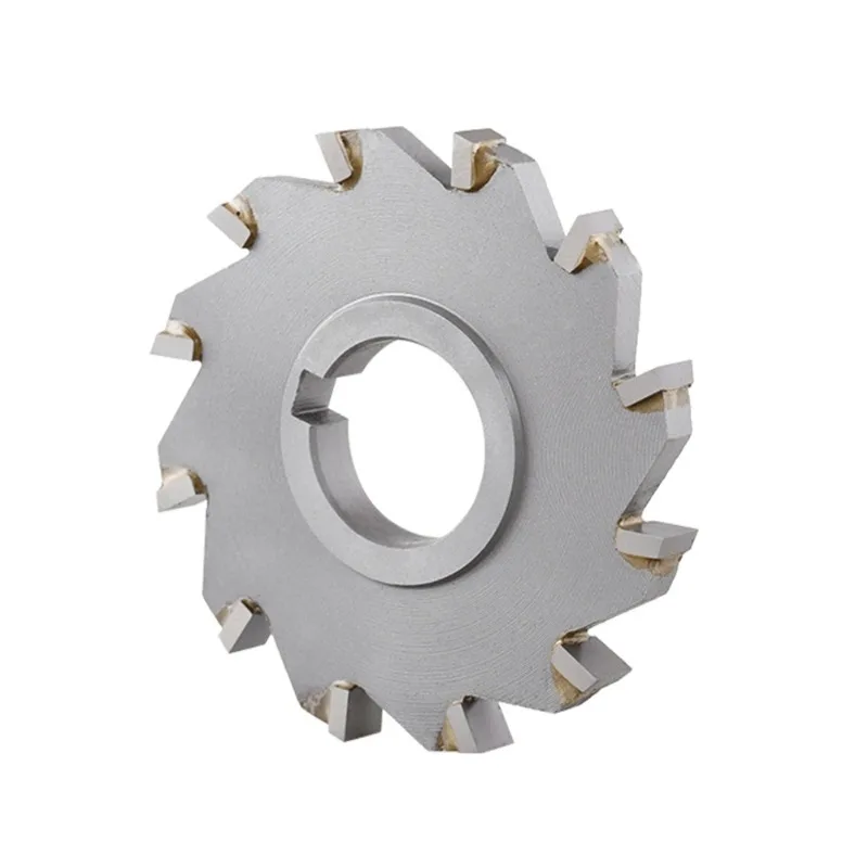 Alloy Inlaid Three Sided Milling Cutter, Disc Milling Cutter, Tungsten Steel Hard Alloy Milling Cutter YG8 Φ63φ80φ100φ125