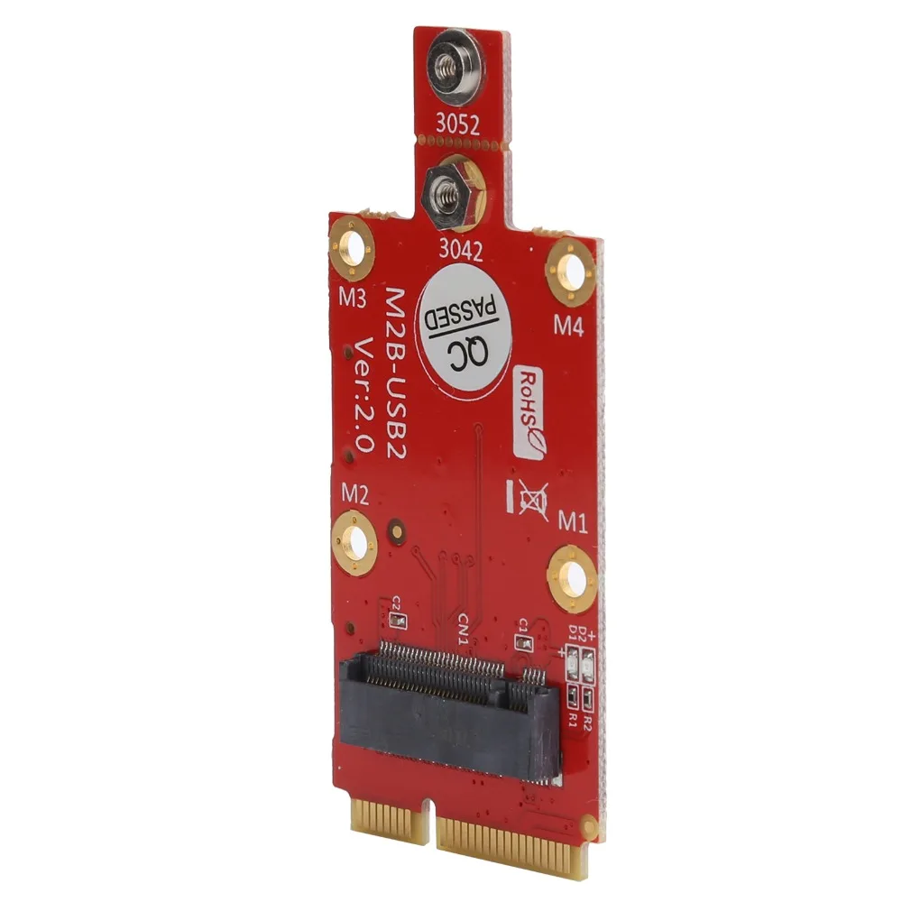 Dual Nano SIM Card Slot M.2 To Mini PCIE Adapter High Speed with M2 Screw Kit Converter Module M.2 Key B Adapter