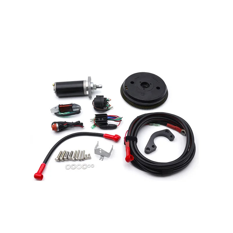 for Tohatsu 2stroke 9.8/18hp ElEctric Start Kit 3B2-06194-1 3G2-06091-1 Outboard Motor Electric Starting Motor