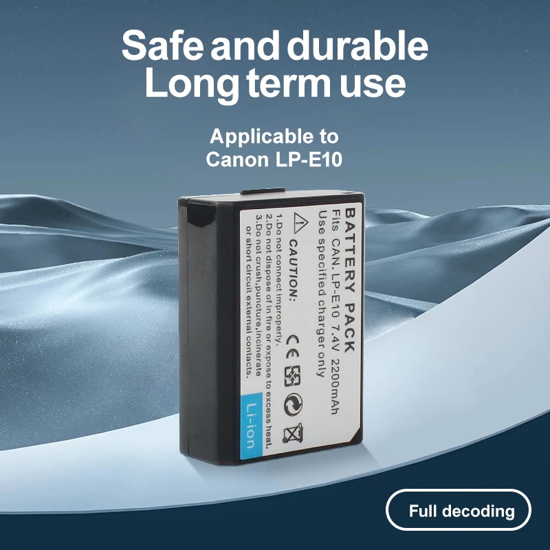 LP-E10 LPE10 LP E10 Аккумулятор для цифровой камеры Canon EOS 1100D 1200D 1300D 2000D 4000D Rebel T3 T5 T6 KISS X50 X70 Аккумулятор