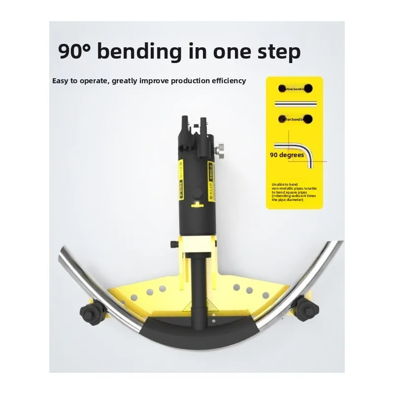 Manual Hydraulic Pipe Bender SWG-2-3415 Inch Electric Bender Galvanized Iron Seamless Steel Bending Machine