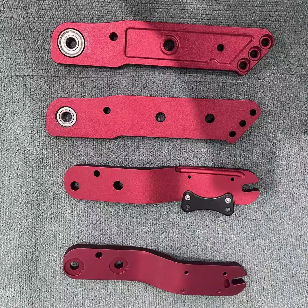 Electric Scooter Front & Rear Fork Swing Arm Shock Absorber C-Shape E Scooter Frame Parts For T5A T4 X6 E5B Scooters
