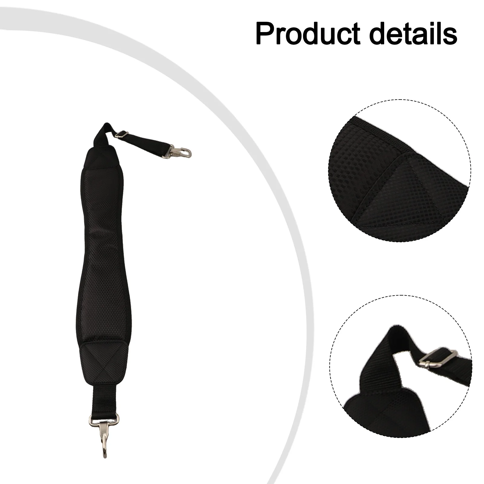 

Comfortable Shoulder Pad Adjustable Shoulder Strap 120*10*5 Cm Breathable Strap Breathable Mesh Max Length 120cm