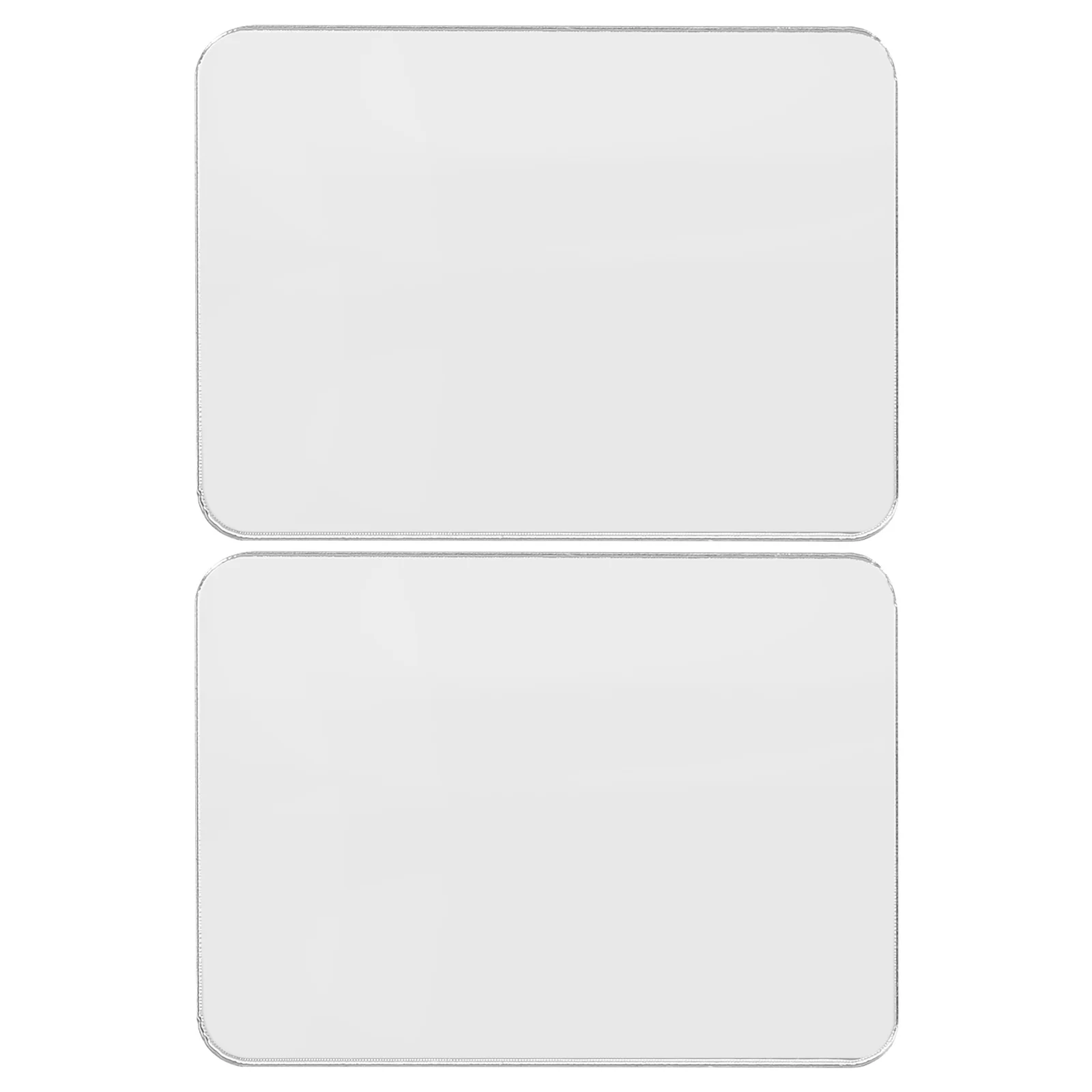 2 Pcs Square Mobile Phone Lens Sticker Travel Applied Mirror Stickers Acrylic Adhesive Case Decal